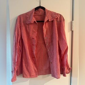 Gingham button down